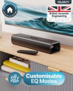Majority NAGA 40 Soundbar 80W 2.1 3D Sound Built-in Subwoofer, USB, BT, HDMI, Optical - Image 6