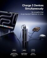 Baseus Powerbank 100W 10000mAh EnerGeek GR11 with Retractable Cable Grey - Image 6