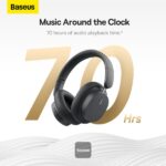 Baseus Wireless Headphones Bowie D05 Grey - Image 20