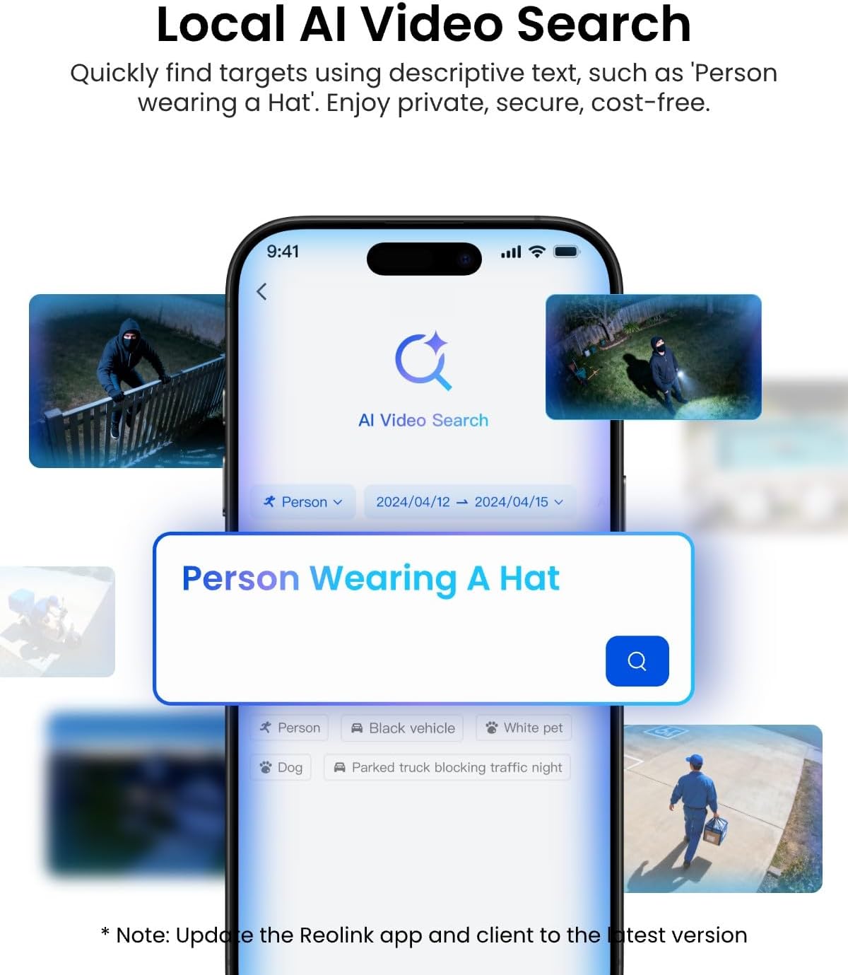 Reolink WIFI Outdoor PTZ Camera 4K Trackflex Floodlight 240v - Image 8