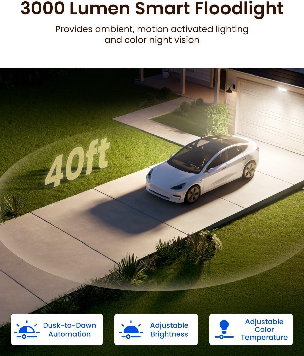 Reolink WIFI Outdoor PTZ Camera 4K Trackflex Floodlight 240v - Image 7