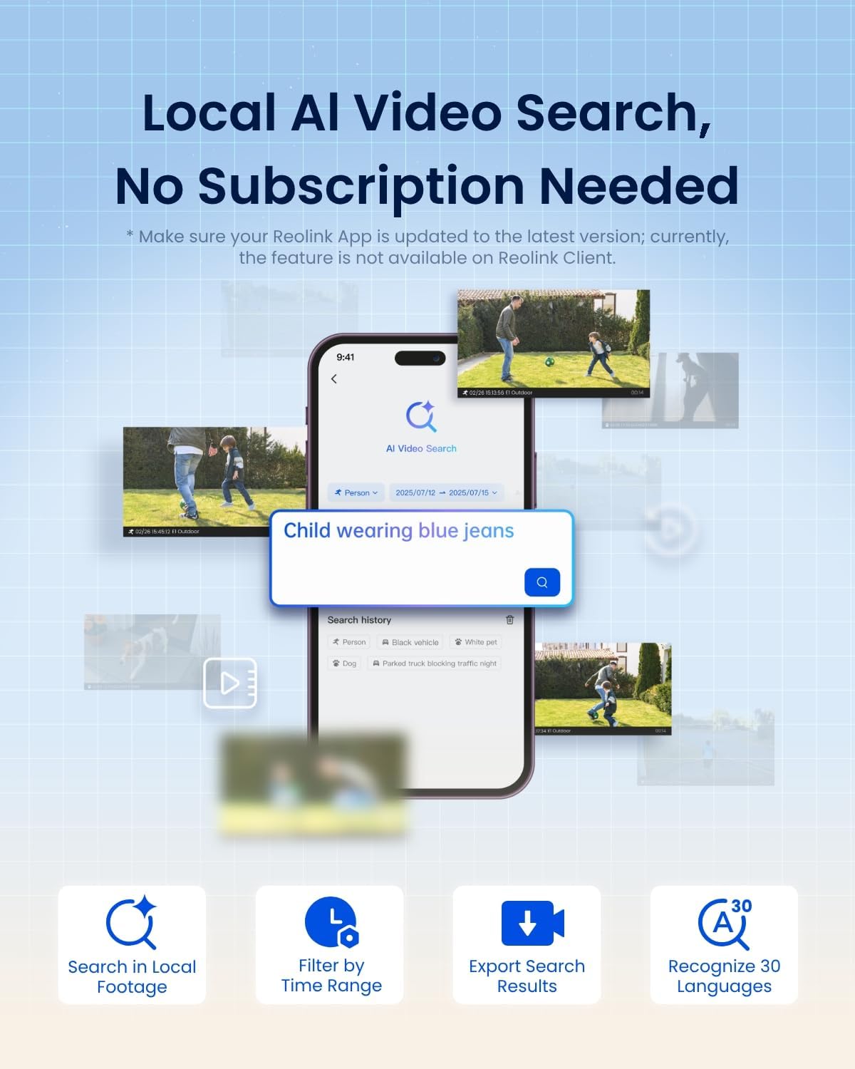 Reolink WIFI Outdoor Camera Panoramic Ultra-Wide View 4K Elite Floodlight 240v - Image 4