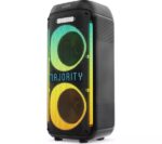 Majority Speakers Portable Karaoke PULSE P2 120W 2x6.5'' Wired Mic BT/USB/RGB UK