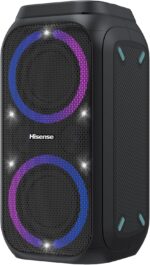 Hisense Speaker Portable Karaoke Party Rocket 160, 160W  Power, 12 Hrs long playtime,TWS Pair play,Karaoke Mode,5 Lighting effects