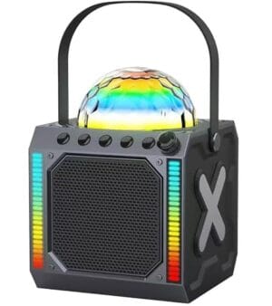 Denver Audio Karaoke Speaker with Microphone, Disco Light, BT, USB BTM-618