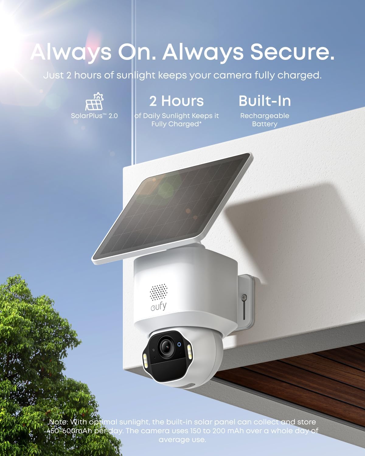 Anker Eufy Security Camera Kit E42 2 x 4K PTZ + Solar Panel + HB3 - Image 6