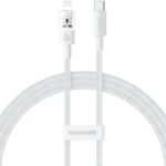 Baseus Cable Lightning to USB-C Gem Series 2.0m 20W White