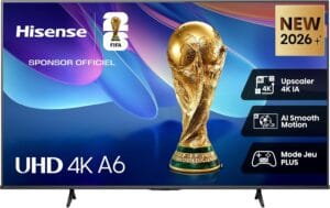 Hisense 50A6S 50” 4K Ultra HD With Dolby Vision Smart LED TV 2026
