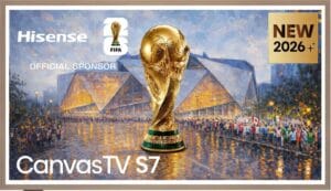 Hisense 55S7S 55” 4K Smart QLED CANVAS TV