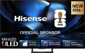 Hisense 65U7SE 65” 4K Smart Hi-QLED MINI LED 144hz TV