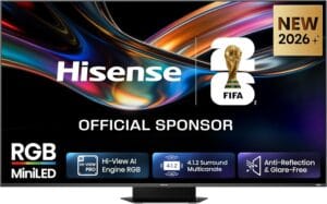 Hisense 75UR9S 75'' 4K Smart RGB MINI LED 180hz TV