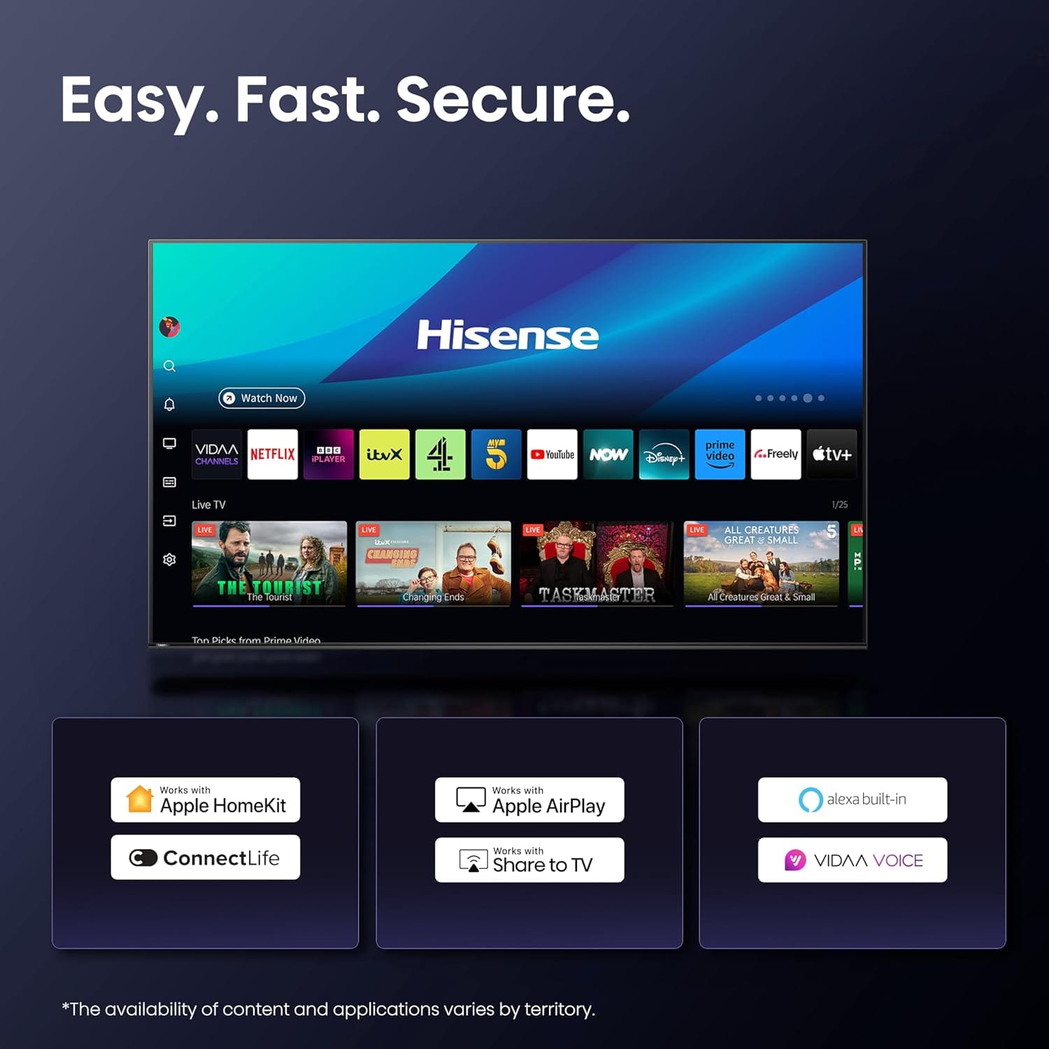 Hisense 75A6Q 75'' 4K UHD Smart TV Dolby Vision - Image 3