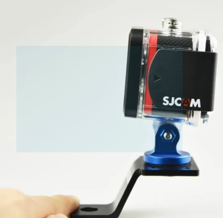 SJCAM Motorcycle Aluminum Bracket Camera Mount Spiral With Screw - Image 3