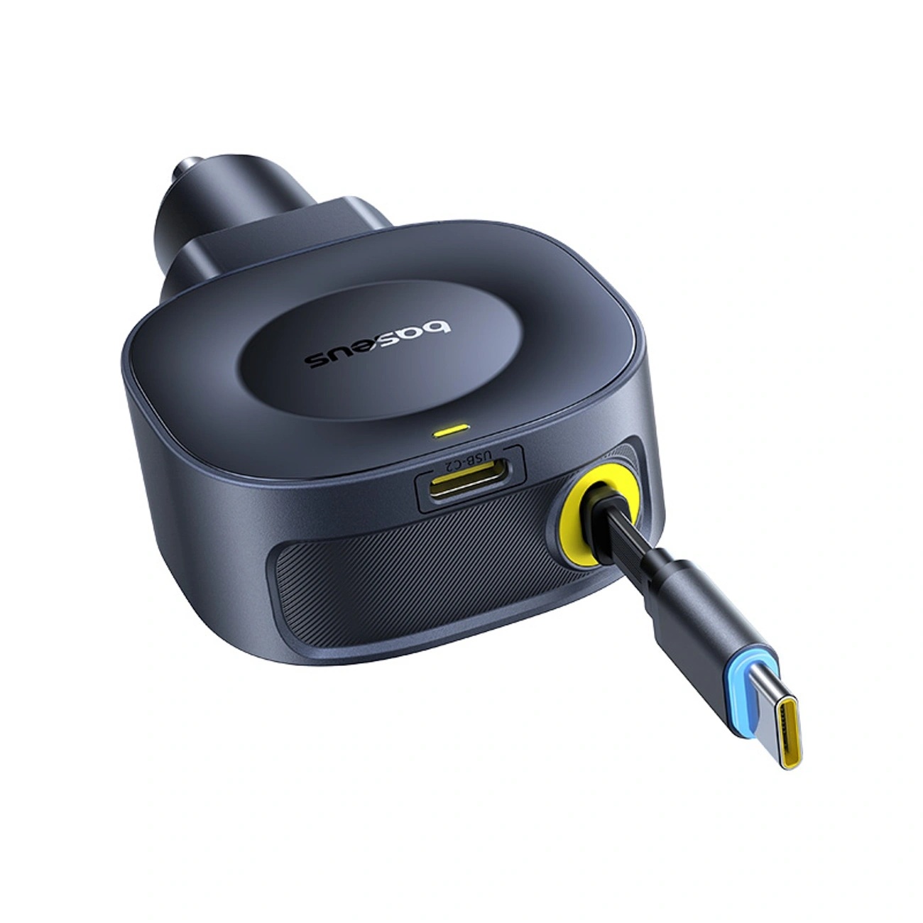 Baseus Car Charger 45W VR2 with Retractable Cable Black - Image 5