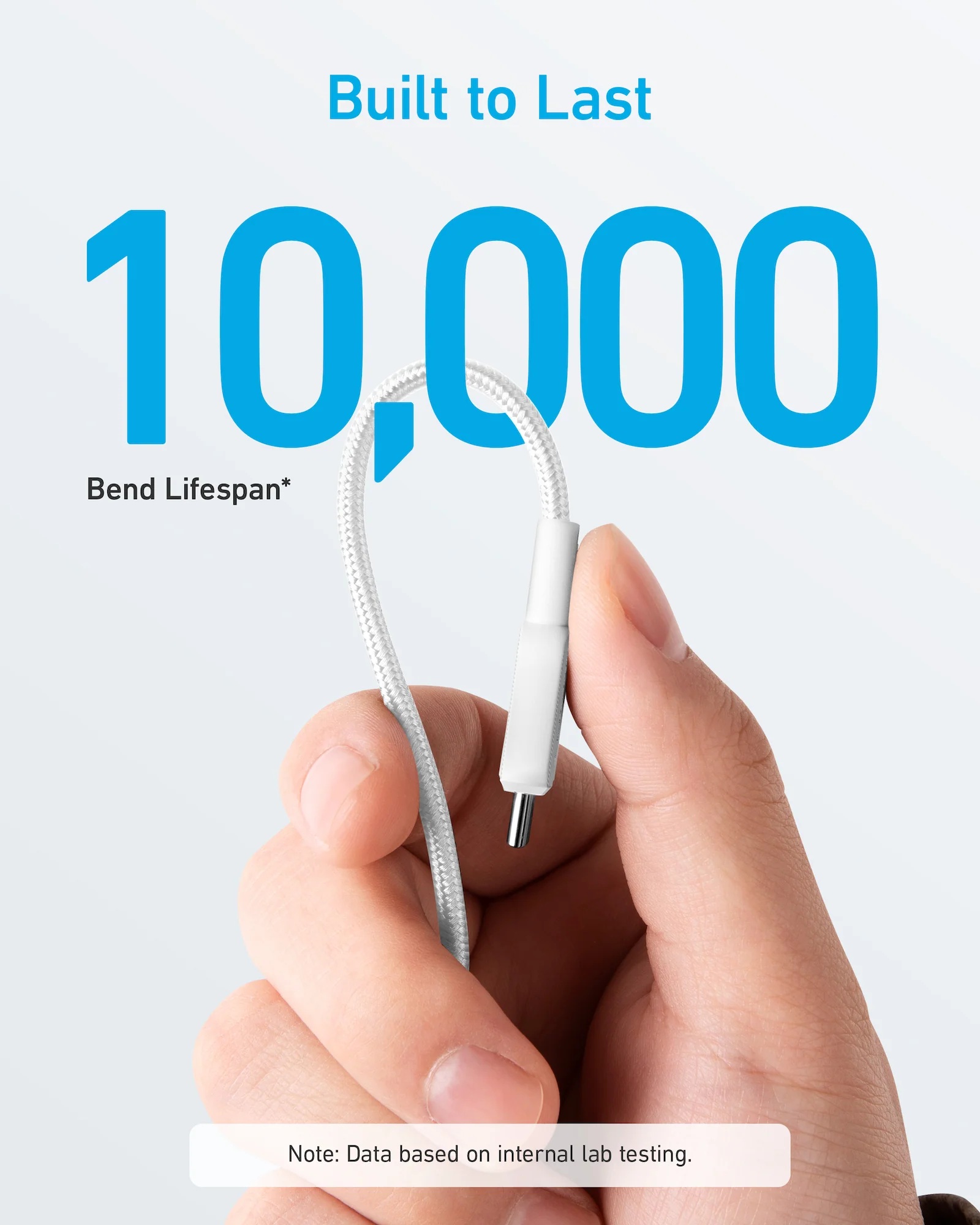 Anker Mobile Cable USB-A to USB-C 0.9m 322 White - Image 4