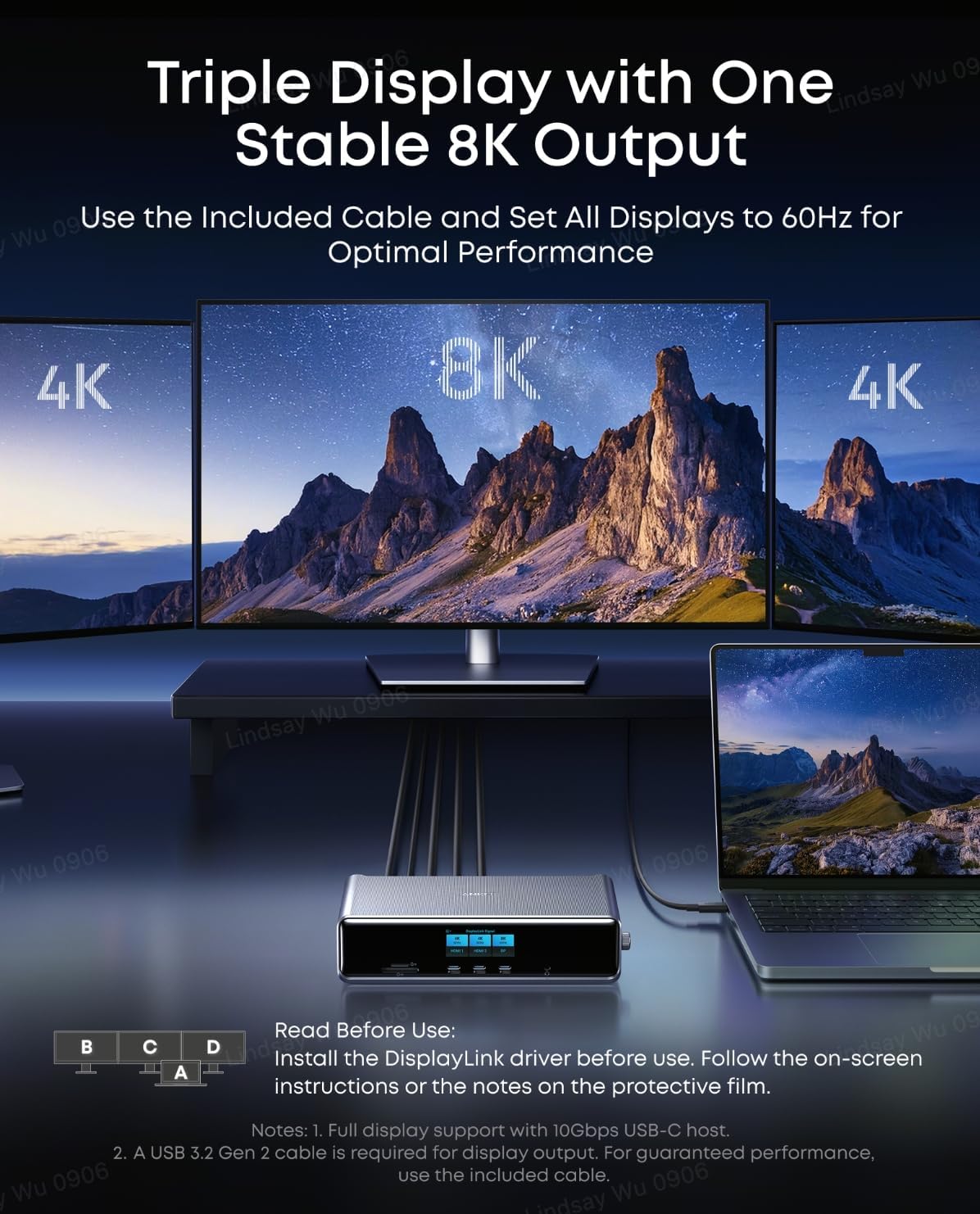 Anker Work Docking Station PRIME 14-in-1 Triple Display DisplayLink 140W - Image 4