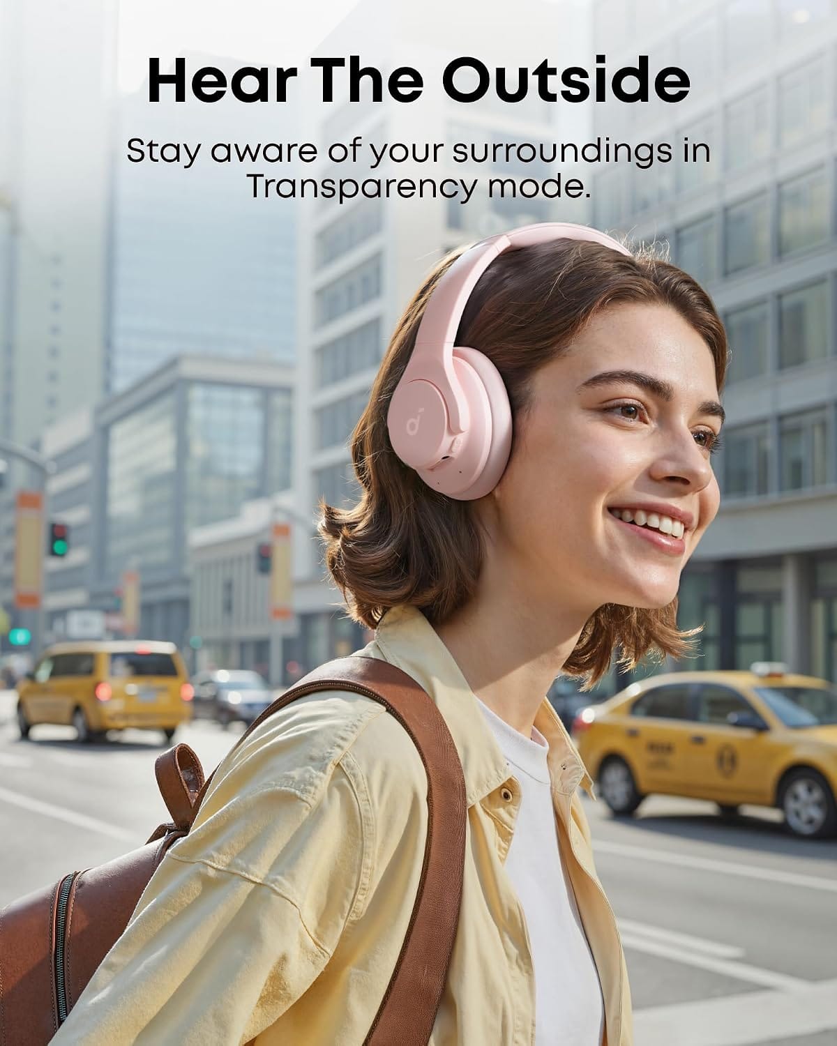 Anker Soundcore Headphones Q20i Pink - Image 2