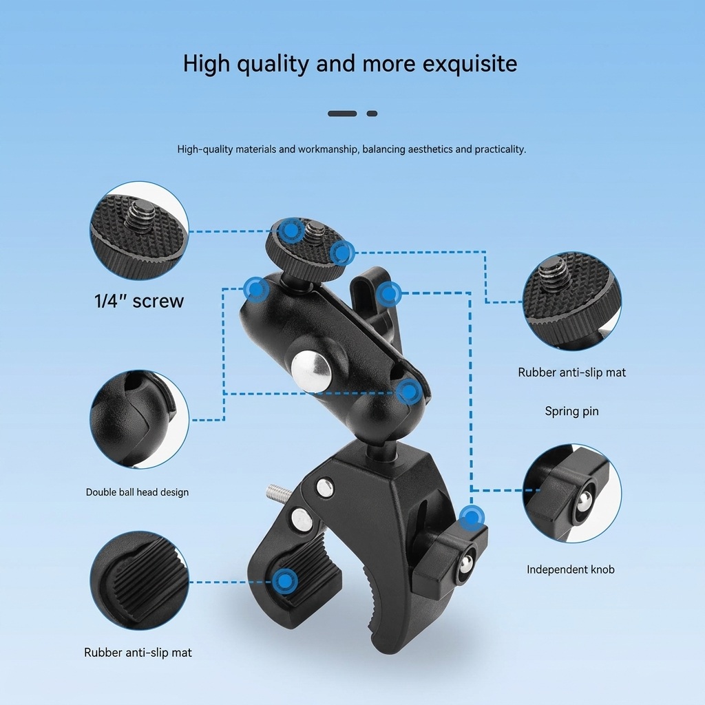 SJCAM Action Camera Bike Mount - Image 8