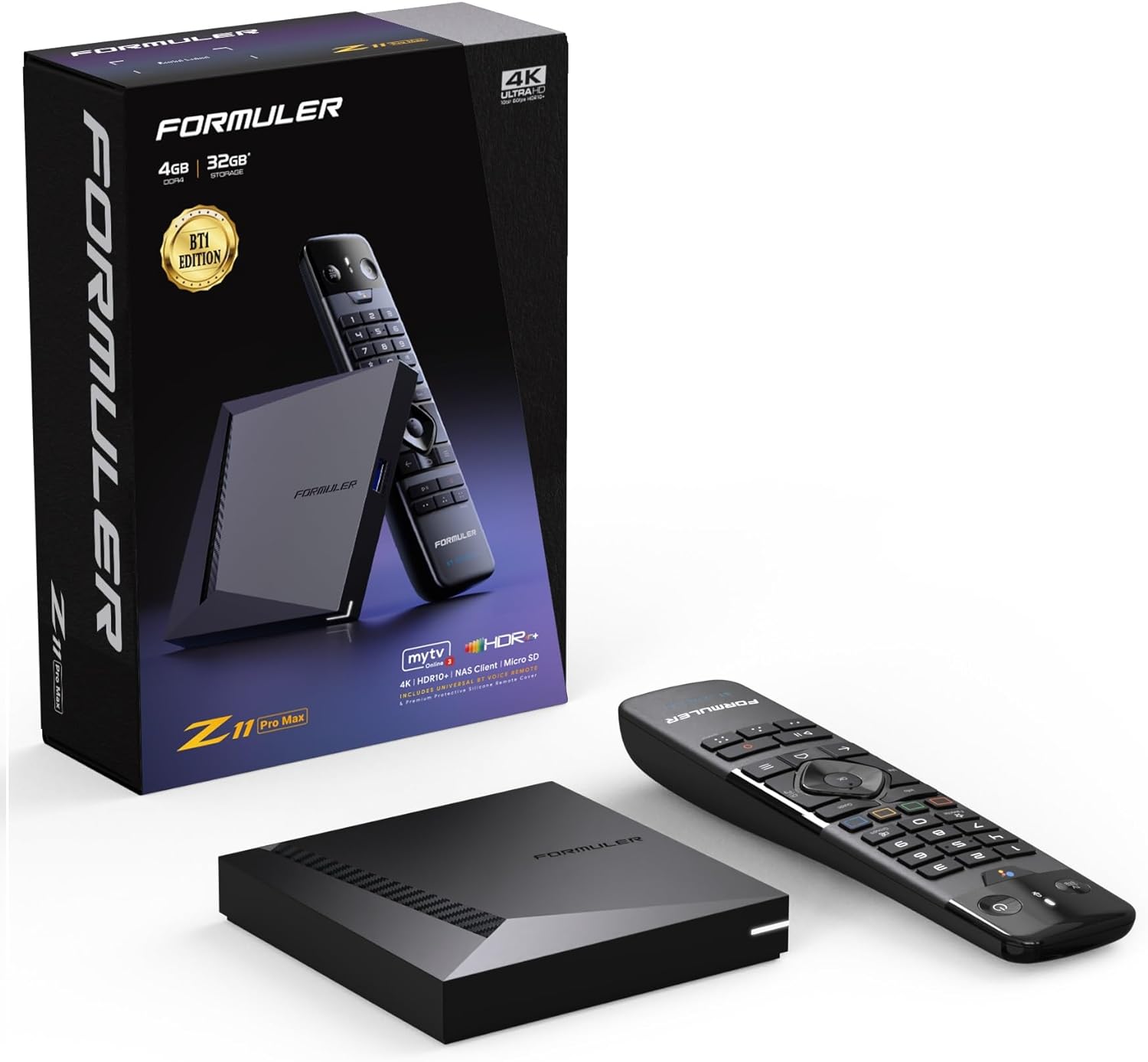 Formuler Z11 Pro Max BT Android 11 TV Box 4K 4G/32GB with BT Voice Remote Control