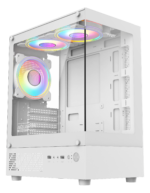 Armaggeddon Gaming Case M-ATX AQUARON DUPLEX 2 CHROMA White (3x Chroma Fans)