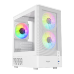 Armaggeddon Gaming Case M-ATX DEEPFREEZE DUPLEX 2 White 3x ARGB Fans