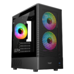 Armaggeddon Gaming Case M-ATX DEEPFREEZE DUPLEX 2 CHROMA Black (3x Chroma Fans)