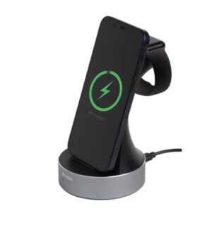 Verbatim Charger Desktop Wireless Qi MFI 2in1 Apple Devices WCS-01