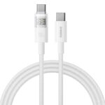 Baseus Cable USB-C to USB-C Display 2 Series Braided 100W 1.0m White