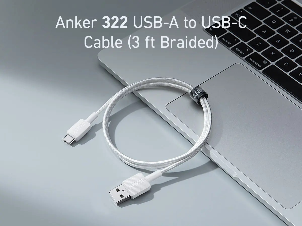 Anker Mobile Cable USB-A to USB-C 0.9m 322 White - Image 5