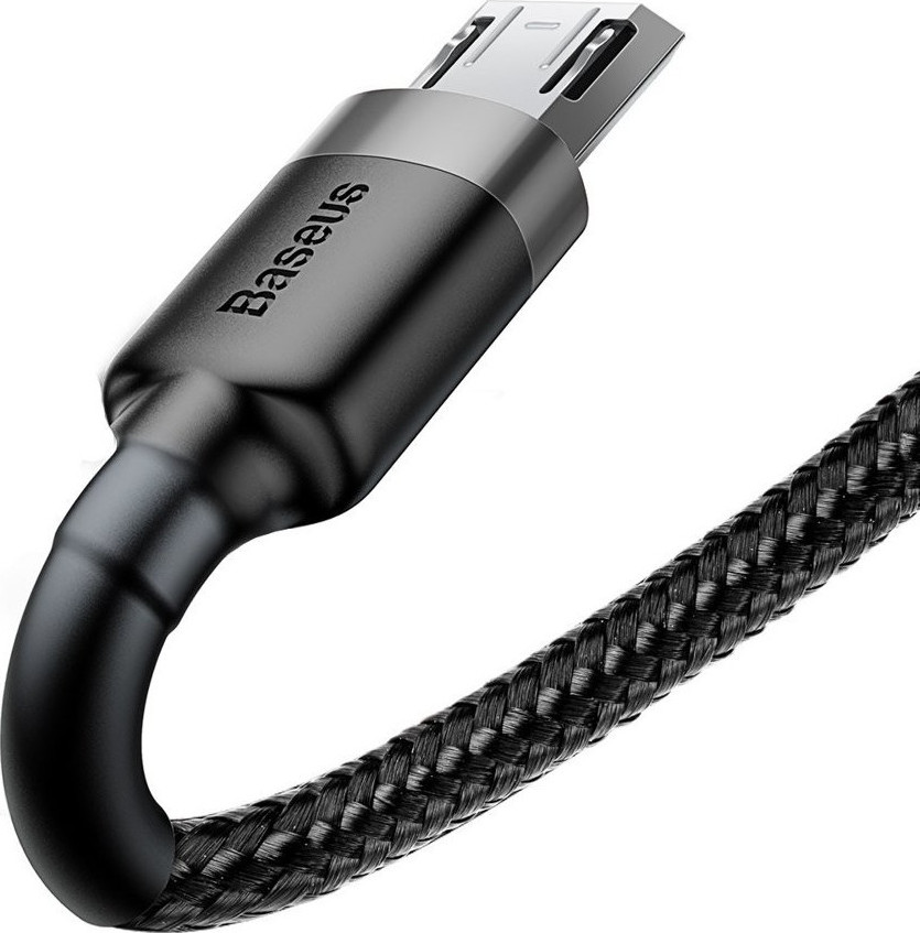 Baseus Cable MicroUSB to USB-A Cafule Braided 0.5m Blk-Gr