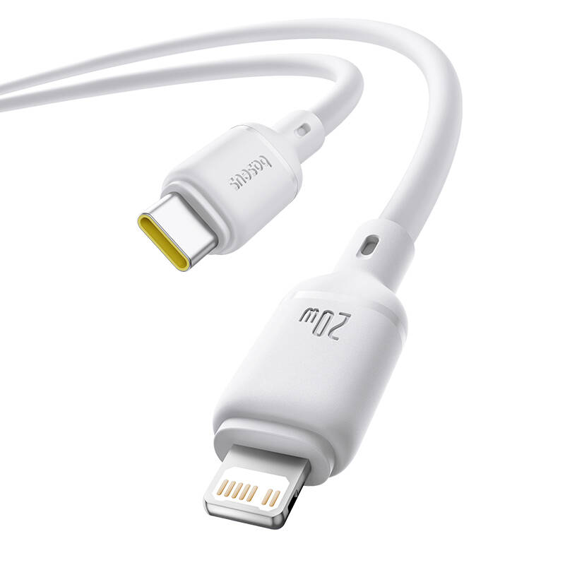 Baseus Cable Lightning to USB-C Silky Series 2.0m White