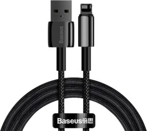 Baseus Cable Lightning to USB-A Tungsten Gold 1.0m Black
