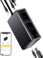 Baseus Desktop Charger 240W 3C+U+DC Touch Display & App Control incl 240W Charging Cable – Can Charge two Laptops at the same time