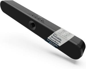 Majority ATLAS Portable PC/TV Soundbar 20W Bluetooth, USB & AUX, 8hr Battery Life
