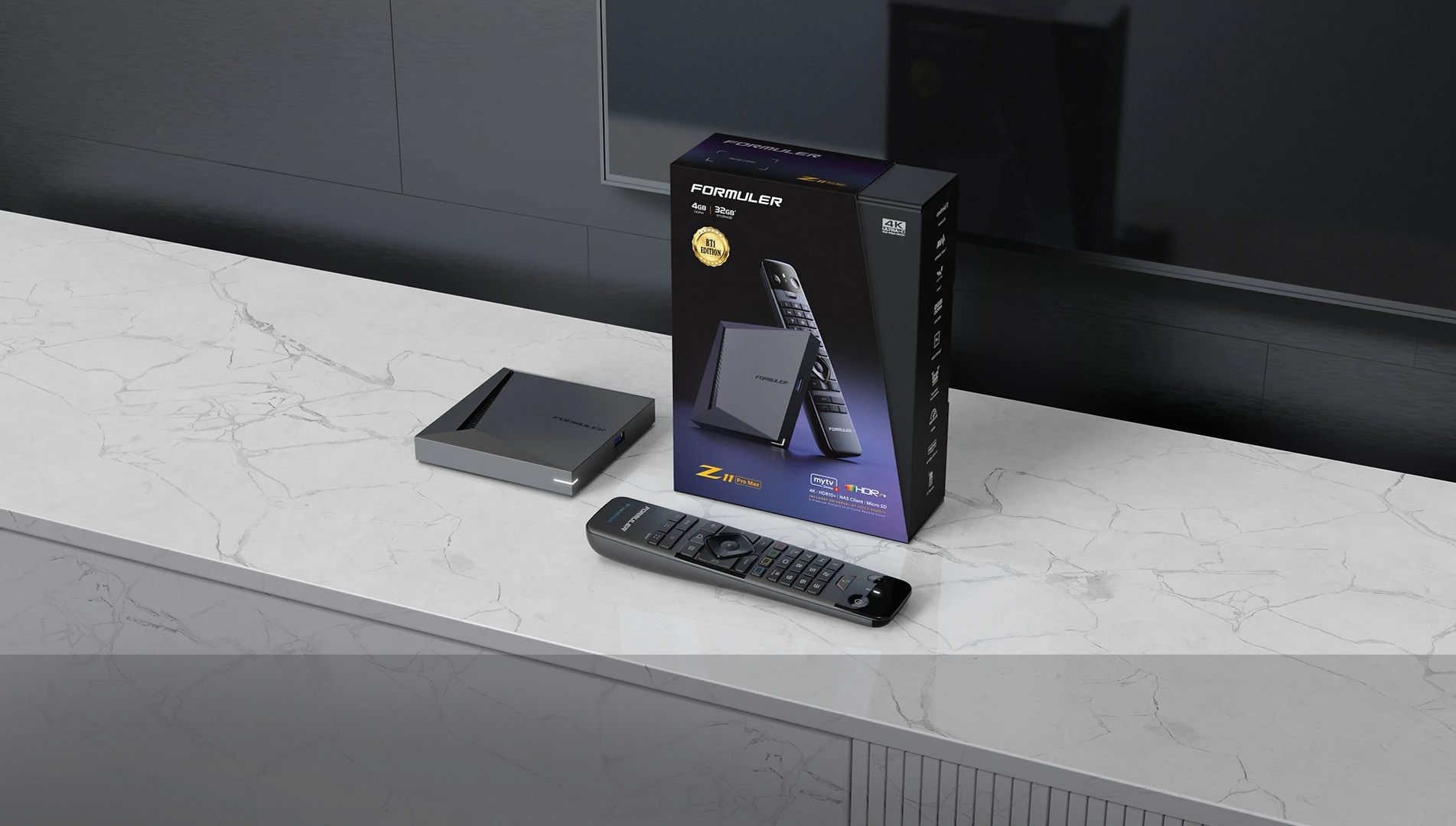Formuler Z11 Pro Max BT Android 11 TV Box 4K 4G/32GB with BT Voice Remote Control