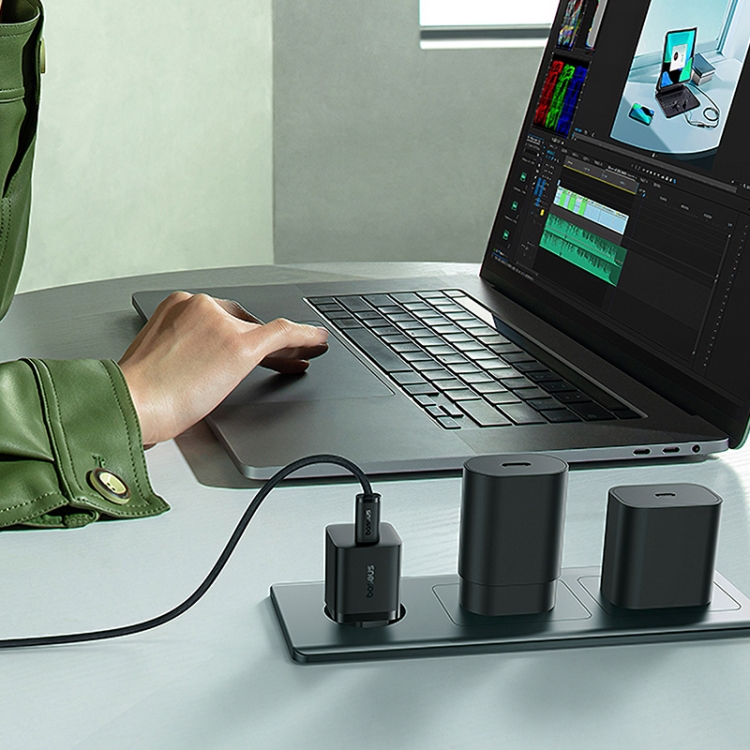 Baseus Charger Wall 25W USB-C GAN5 Mini EU Black