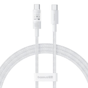 Baseus Cable USB-C to USB-C Gem Series 100W 2.0m White