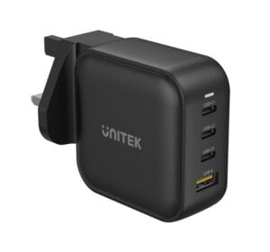 Unitek P1112ABK 100W 4in1 GaN Multiplug Charger Black