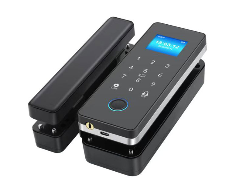Zudsec Standalone Door Lock Metal For Glass Doors With Fingerprint-WiFi