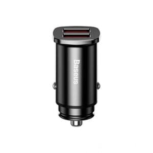 Baseus CCALL-DS01 Sq Metal Dual QC3.0 30W Car Charger