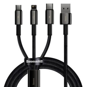 Baseus CAMLTWJ-01 Tungsten Gold 3in1 Micro/Light/TypeC
