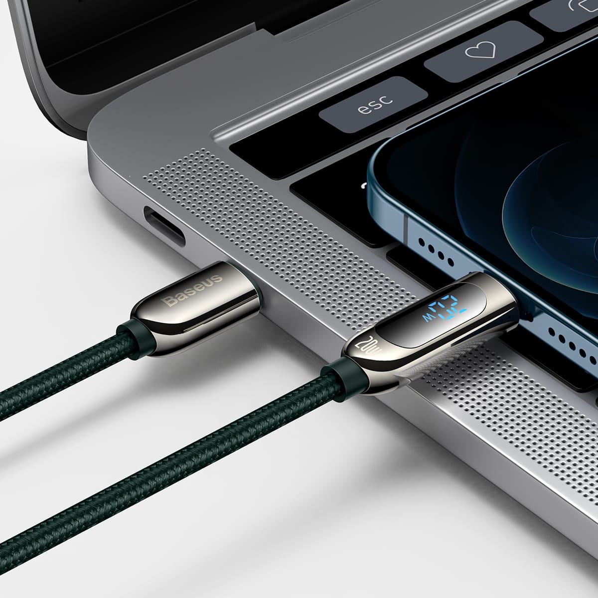 Baseus Cable Lightning to USB-C Display 20W 1m Black