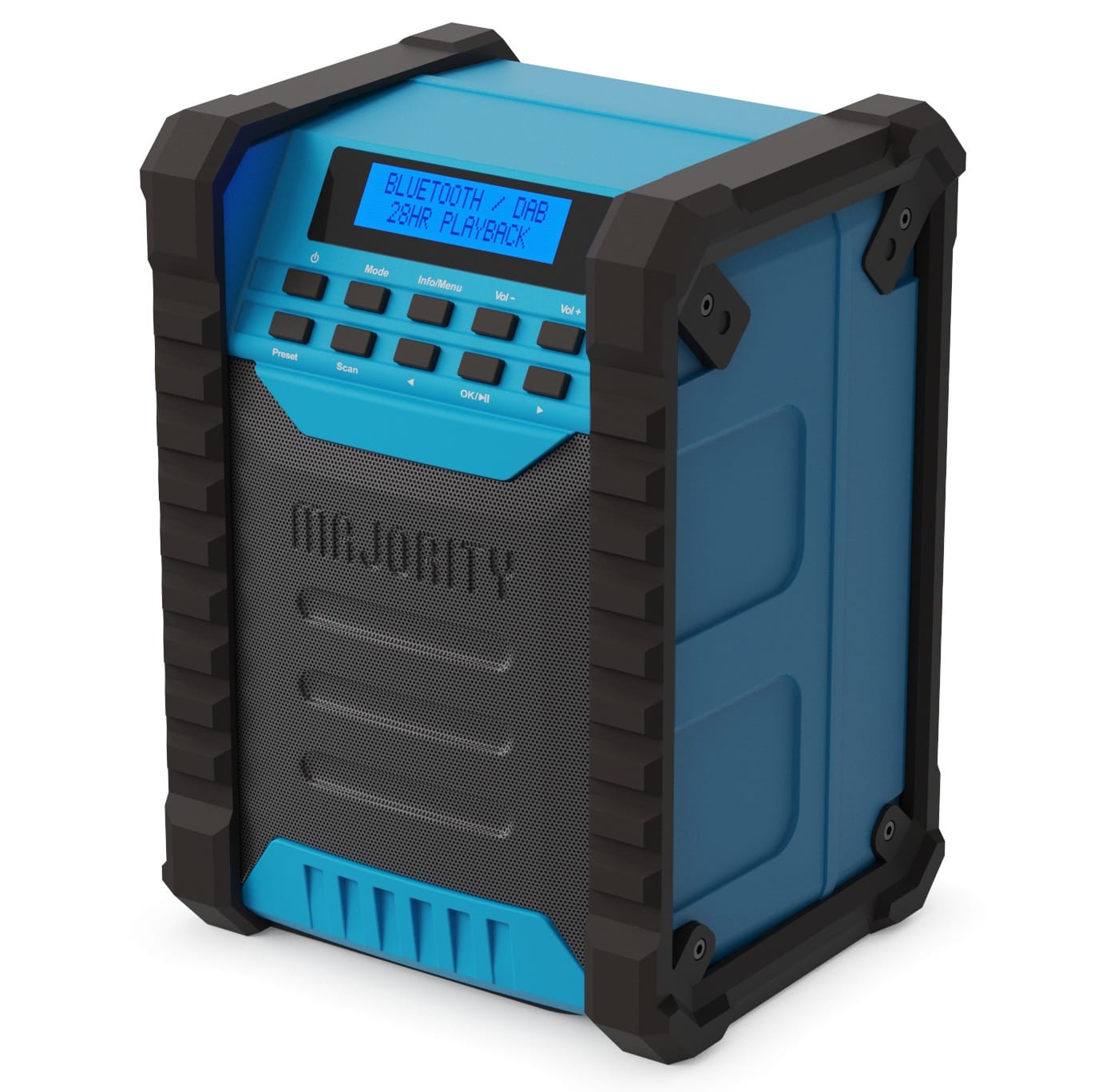 Majority LANDBEACH Portable IP54 30W Rugged Speaker with FM & BT 10000mAh PowerBank, 28hr Battery