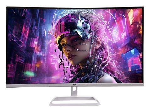 Armaggeddon Gaming Monitor 32” Curved 2K 180Hz 10Bit True Color 0.5ms PXP 32-PRO.G White