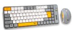 Alcatroz Keyboard & Mouse 2.4G+BT Combo 84K Tetriz Air 300C Summer White