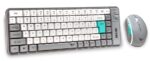 Alcatroz Keyboard & Mouse 2.4G+BT Combo 84K Tetriz Air 300C Winter White