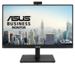 ASUS Monitor VideoConferencing 24” FHD 75Hz Frameless Ergonomic Webcam Speakers Microphone BE24EQSK