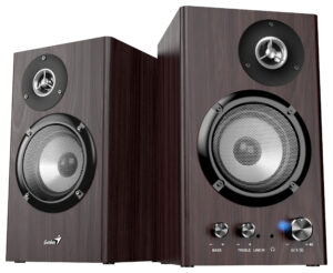 Genius PC Speakers 2.0 50W Aux & BT SP-HF1812BT Brown Wood