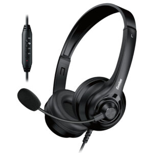 Genius PC Headset USB-A InLine Control & Ultra Soft Foam Cushions HS-235U AI