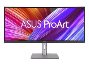 ASUS Monitor ProArt 34″ UWQHD 60Hz IPS Curved 3800R ProColor USB Hub USB-C PD 96W DP Daisy-Chain RJ45 PA34VCNV